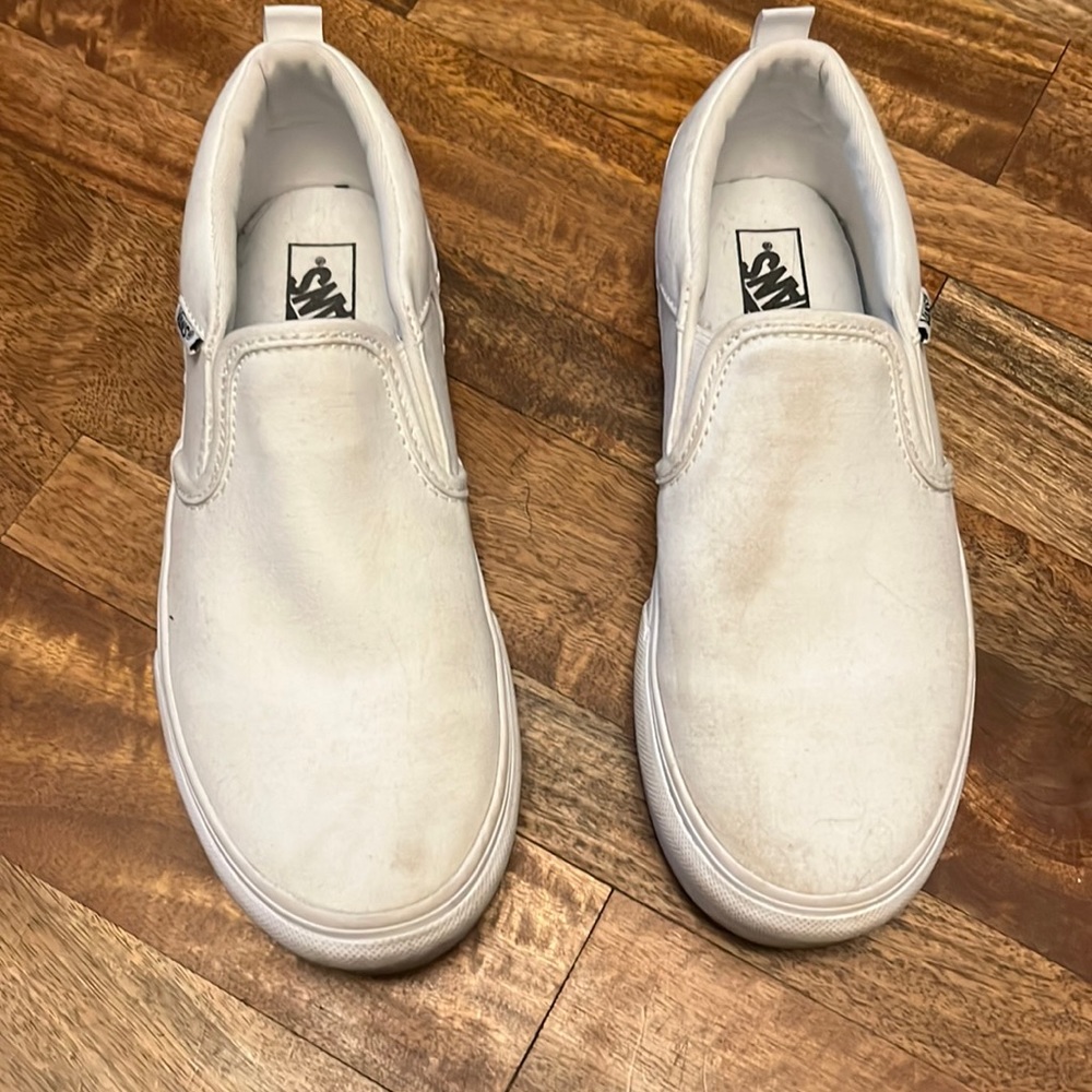 Platform slide on vans